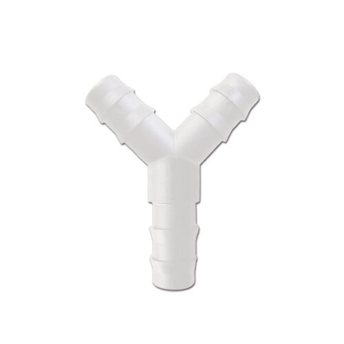 RACY12_1-1 Manicotto a Y Ø 12 mm per sistemi idrici e pneumatici camper, dettaglio connettori
