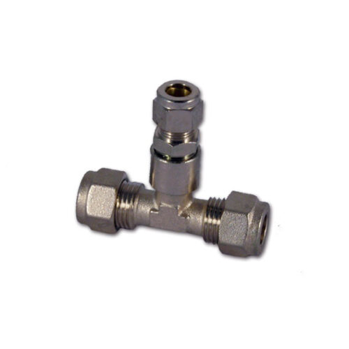 Raccordo gas riduzione a T • Ø 8-10-10 mm