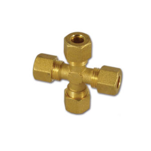 Raccordo gas a croce • Ø 10 mm