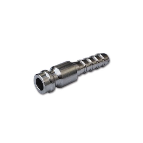 RGS134_1-1 Raccordo rapido gas 6 mm portagomma per impianti gas camper e caravan, con dettaglio della connessione.