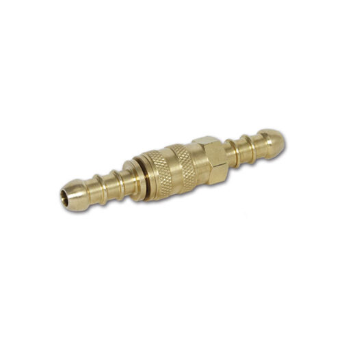 Dettaglio del portagomma rapido gas completo 8 mm, evidenziando il meccanismo di aggancio e la robustezza dei materiali.