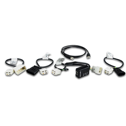 RIS9200_1-1 Strumento di diagnostica AUTOTERM per riscaldatori diesel, display con informazioni tecniche e connettore di interfaccia.