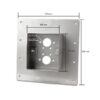 RIS9449_3-1 Staffa per riscaldatore AIR 4D, altezza 40 mm, accessorio per installazione sicura in camper.
