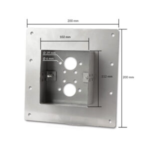 RIS9449_3-1 Staffa per riscaldatore AIR 4D, altezza 40 mm, accessorio per installazione sicura in camper.