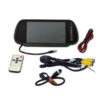Dettaglio del Monitor LCD 7" spento, con il design compatto e l'attacco universale.