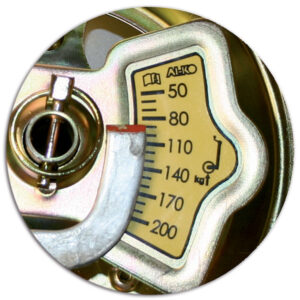 Ruotino indicatore di carico • 300 kg • Ø 230