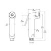 Doccia shut off ABS cromo