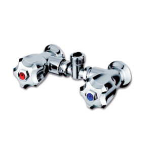 RUB2105A_1-1 Miscelatore doccia cromato con attacchi F 3/8" per camper, caravan e van attrezzati, dettagli tecnici
