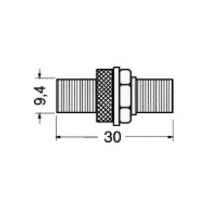 Connettore IEC F/F • Ø 5 mm