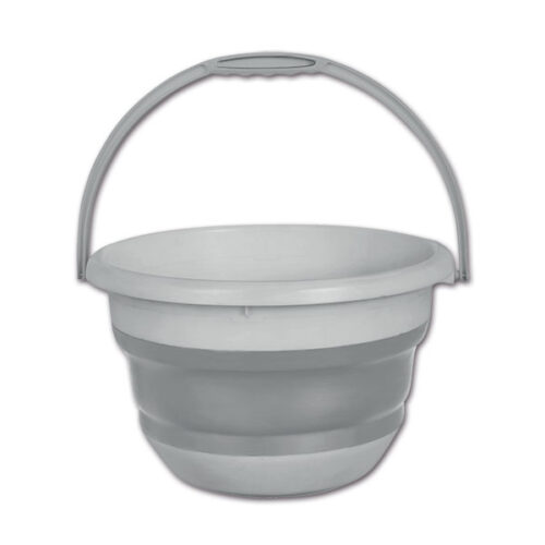 SEC05_1-1 Secchio Vinis Fold-Away BRUNNER S.R.L. piegato per minimo ingombro, ideale per camper e caravan.