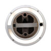 SFI014_4-1 Immagine ravvicinata del logo MAXXFAN sul Dome Plus nero, dettagli costruttivi.