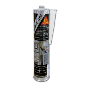 Cartuccia Sikaflex-252 da 300 ml bianca, adesivo sigillante per camper e caravan.