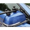 Immagine frontale dello specchio supplementare Aero 3 convesso, con la superficie riflettente che mostra l'ampio campo visivo per la sicurezza stradale.