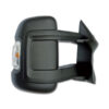 SPE2505_2 Specchio retrovisore per Ducato X250 X290, dettaglio del braccio da 15 cm e del meccanismo di fissaggio.