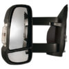 SPE2509_1-1 Dettaglio del retrovisore Ducato X250/290 braccio sinistro con sensore di temperatura, evidenziando il braccio da 20 cm.