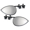 SPE26_1-1 Kit specchi Aero 3 convessi montato su specchietto auto, vista laterale per traino caravan.