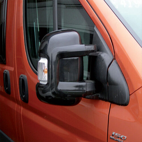 Cover Ducato X250 per specchio braccio corto nero, accessorio per camper Fiat Ducato