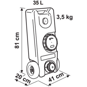 Tanica Roll-Tank 40 F