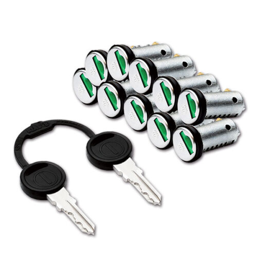 SRT1038DA_1-1 Kit 10 cilindri e 2 chiavi Zadi A.S. n. 45 per serrature di camper e caravan