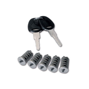 SRT1038EN_1-1 Dettaglio del Kit 5 cilindri 2 chiavi New System per la sicurezza di camper e caravan.