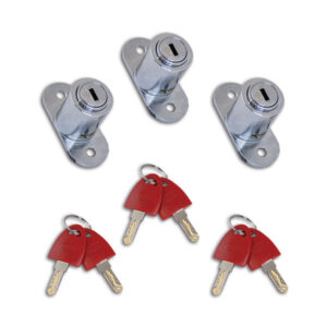 Set di tre Chiavi One Key System FIAMMA S.P.A. per serrature camper e caravan.