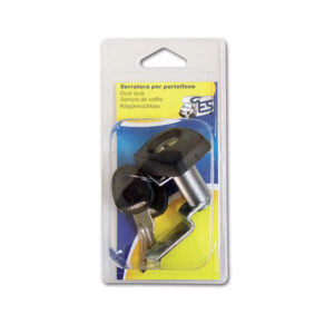 SRT1046NC_1-1 Serratura 1046 nera con cilindro e chiave in blister per sicurezza vani camper.