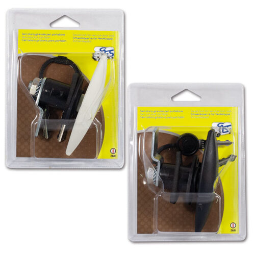 Serratura 1052 con chiavi • nera • blister