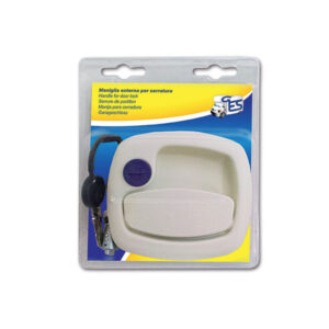 SRT1200ZPEC_1-1 Maniglia esterna 1200 Zadi bianca per camper e caravan installata su portellone