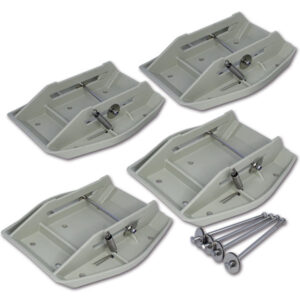 4 basi antisprofondamento XXL per piedini