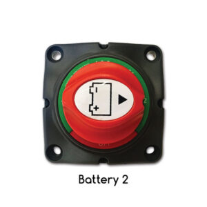 Selettore staccabatteria con manopola • 300 A