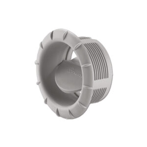 STF9007_1-1 Bocchetta orientabile grigia 65 mm installata su pannello interno di un camper per la distribuzione dell'aria calda.
