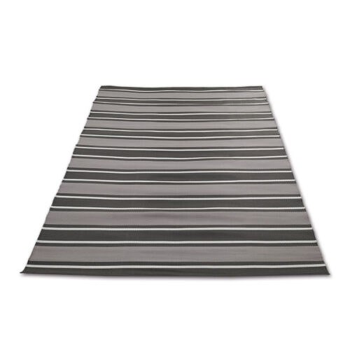 STM640_1-1 Stuoia KEEP CAMP polipropilene 250x400 cm estesa su erba, ideale per area patio camper.