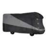 TCM360_1-1 Camper Cover 12 M BRUNNER installata su un camper parcheggiato all'aperto