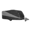 Caravan Cover 12 M BRUNNER S.R.L. estesa su una caravan, protezione completa.