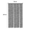 Tenda ciniglia antracite • 56 x 200 cm