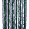 Tendina ciniglia grigio/verde • 90 x 200 cm