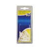 TND108C_1-1 Gancio nylon a collo d'oca per tendine, blisterato, installato su profilo finestra camper
