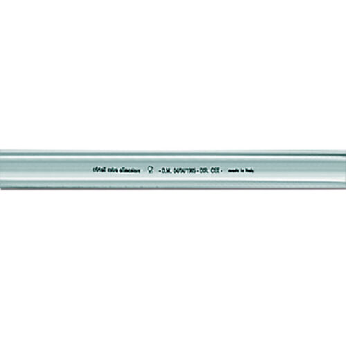 Tubo PVC Cristallo Ø 10 x 14 mm trasparente per impianti idrici su camper.