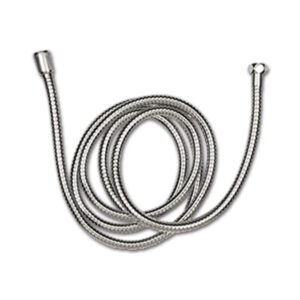 TUB1220S_1-1 Tubo flex inox • 1/2" F - 1/2" C • 200 cm in acciaio per impianti idrici di camper e caravan, con raccordi visibili