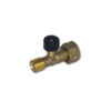 TUB441_2-1 Componente per impianto gas: valvola di sicurezza ad alta pressione con attacco IT per caravan e camper.