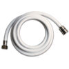 Flessibile doccia Tube PVC white con raccordi da 1/2 e 3/8 pollici per sistemi idrici di camper.