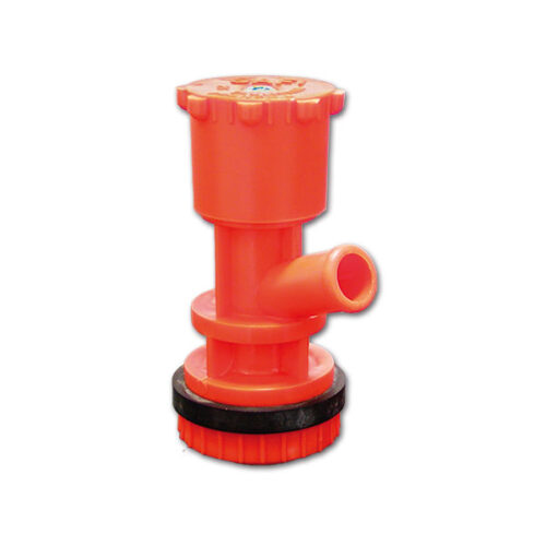 VAL1209_1-1 Rubinetto per tubi Ø 12 mm con passaggio Ø 9 mm, ideale per impianti idraulici di camper.