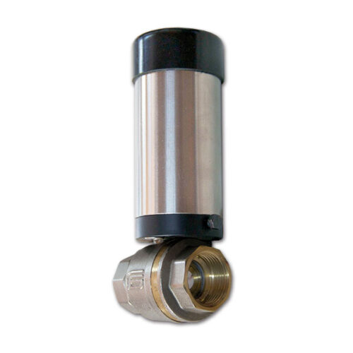 VALE24_1-1 Valvola a sfera motorizzata EasyDump Ball Ø 1/2" per scarico acque grigie camper