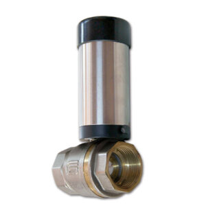 VALE27_1-1 Valvola a sfera motorizzata EasyDump Ball Ø 1"1/4 per scarico acque grigie camper e caravan