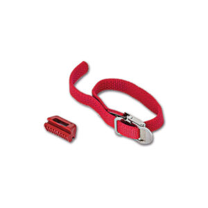 Cinghia antivento Safety Strip FIAMMA per tendalini camper, resistente al vento forte.