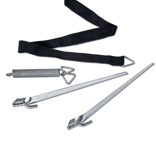 Dettaglio del Tie Down Black FIAMMA S.P.A. per ancoraggio tendalino camper.