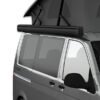 Dettaglio del cassonetto aerodinamico del F43 Van 270 Deep Black, mostrando la robustezza della struttura in alluminio.