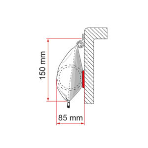 CaravanStore 310 XL • Black / Royal Grey