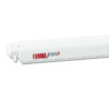 Tendalino F80 L 550 Polar White Royal Grey esteso su camper per massima ombra.