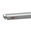 Tendalino F80L 450 Titanium / Royal Grey montato su camper, esteso per creare ombra